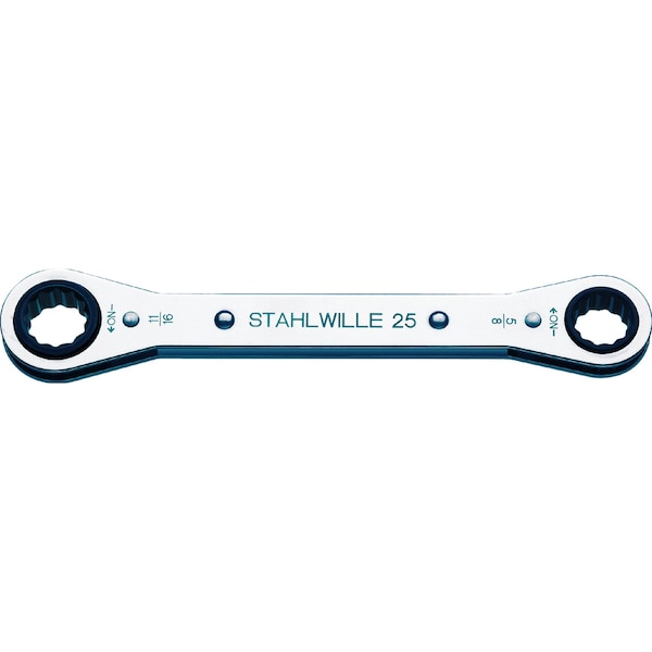 Ratchet ring Wrench Size 1/2 x 9/16 " L.174 mm
